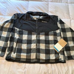 Columbia Bugaboo Fleece - Black and White - XXL